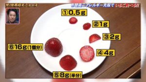 赤楚衛二がアレルギー検査で食べたいちごの画像