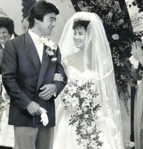 神田正輝と松田聖子の結婚式の画像