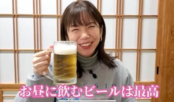 野村麻純が結婚できない理由の「昼間に飲むビールは最高」という野村麻純